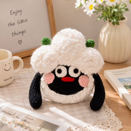 Charcoal Baa-Crochet Pattern