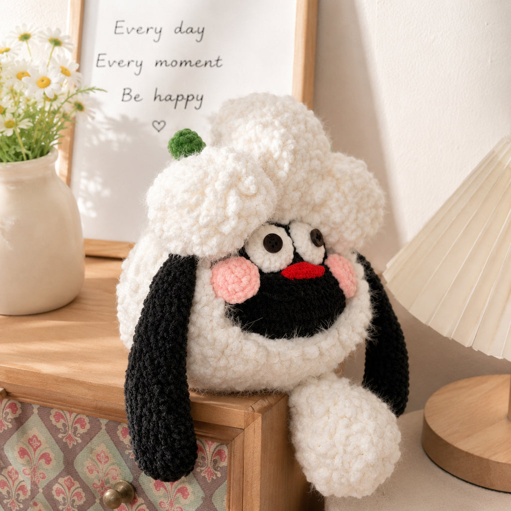 Charcoal Baa-Crochet Pattern